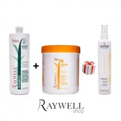 Набор Raywell для жирной кожи головы и сухих волос Bio Hidra/Normalizzante + Спрей термозащита в подарок